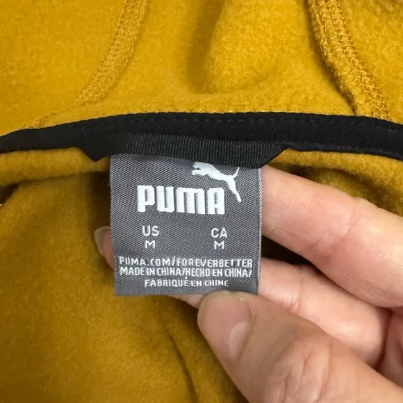 PUMA POLAR HOODED FLEECE FULL ZIP JACKET